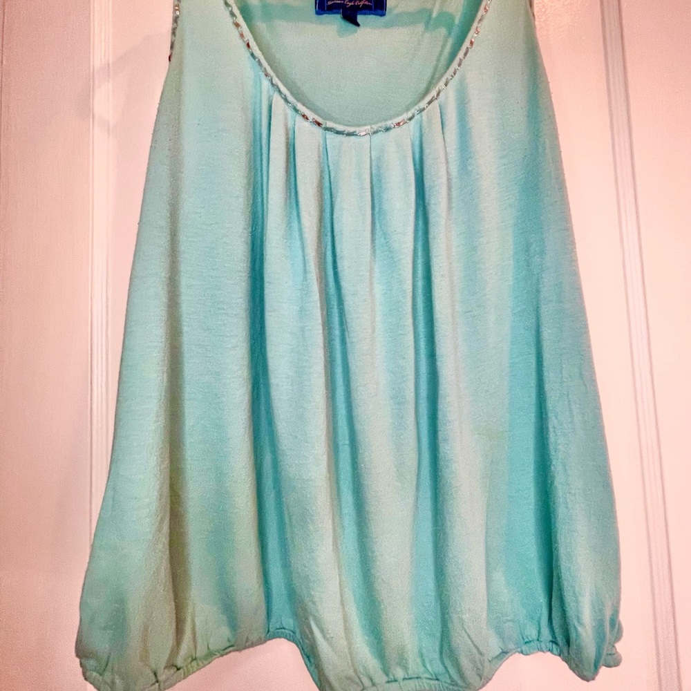 American Eagle Balloon Bottom Sequin Top